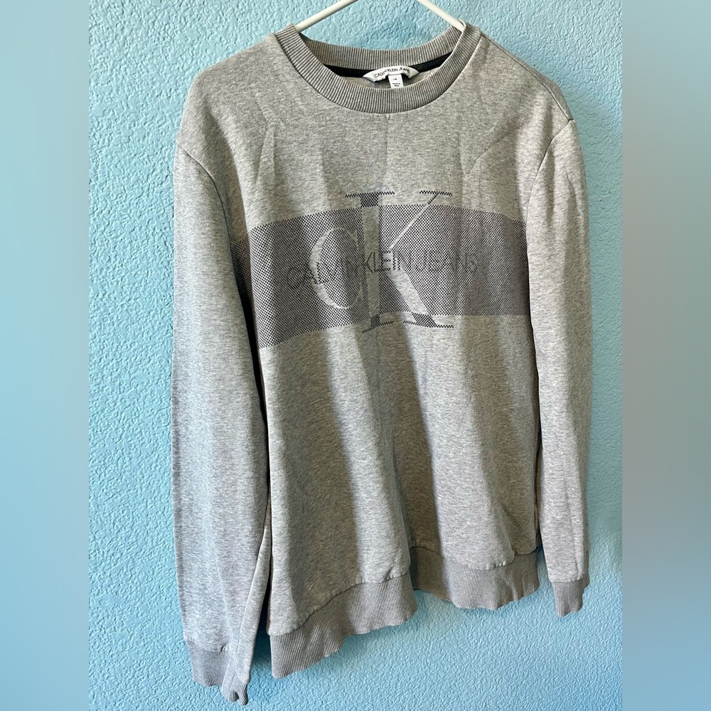 Men Calvin Klein Crewneck size L - Grey